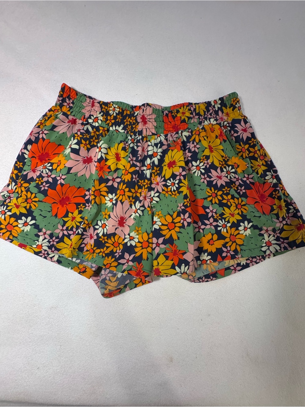 Toad&Co Women’s Floral Pull-On Shorts Size Small Multicolor Fun Boho Cheerful! - Picture 11 of 11